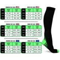 thumbnail image 2 of 1/2/3/6 Pairs Compression Socks for Men Women Athletic Low Cut & Knee High Compression Socks Running Medical Socks, 2 of 7