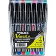 thumbnail image 1 of PILOT Pen 90029 Plumas estilográficas precargadas Precise Varsity Punta media Punta de acero inoxidable Negro/Azul/Rojo/Rosa/Verde/Púrpura/Turquesa Paquete de 7 bolsas, 1 of 6