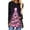 Multicolor, variant on biudgviw Christmas Long Sleeve Shirts for Women Print Crew Neck Tunic Tops Comfy Soft Curved Hem Blouses Festival Party Outfits