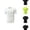 White, variant on VOUZZA Kids Athletic Compression Top Slim Fit Base Layer Performance Shirt Basketball Soccer Running Gym Workout Gear Tees