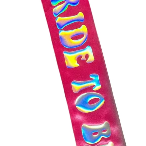 Jesscasday Bridal Disco Sash Elegant for Bachelorette Party Hen Party for Wedding Bridal Wedding Sash Bride to Be Accessories