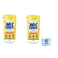 thumbnail image 4 of Wet Ones Citrus Antibacterial Hand and Face Wipes Canister, 40 Count (Pack of 2), 4 of 7