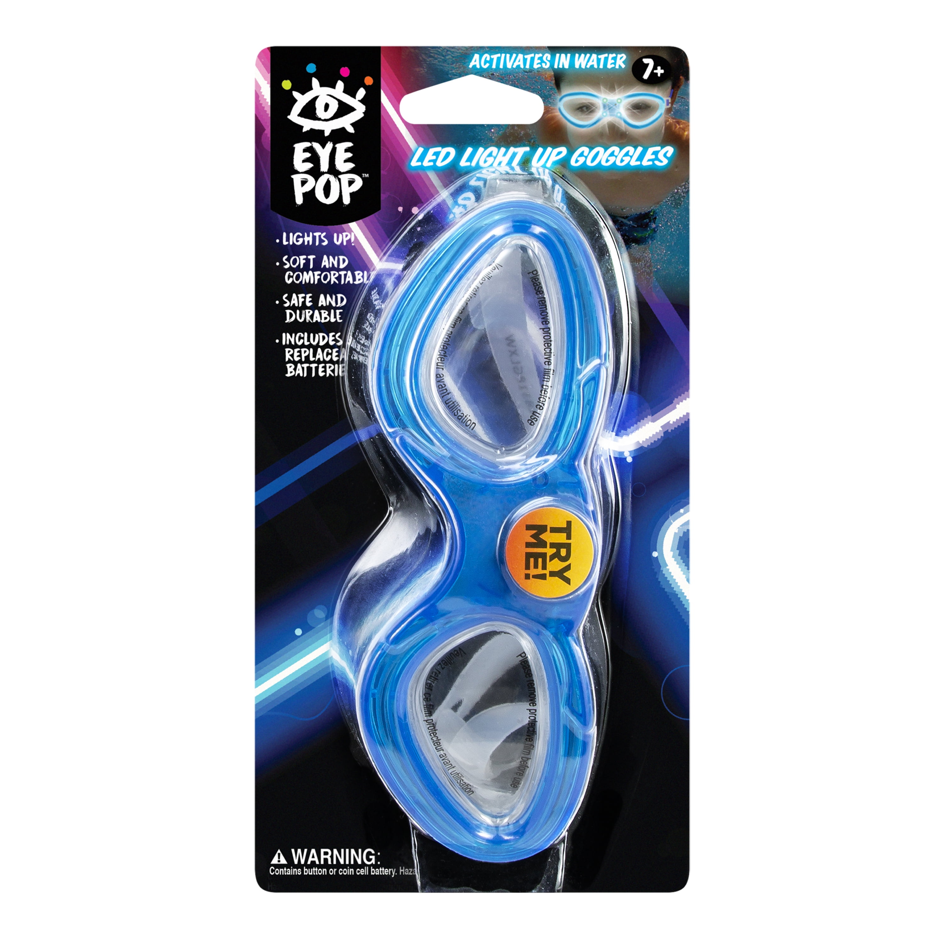 Light up sales swimming goggles