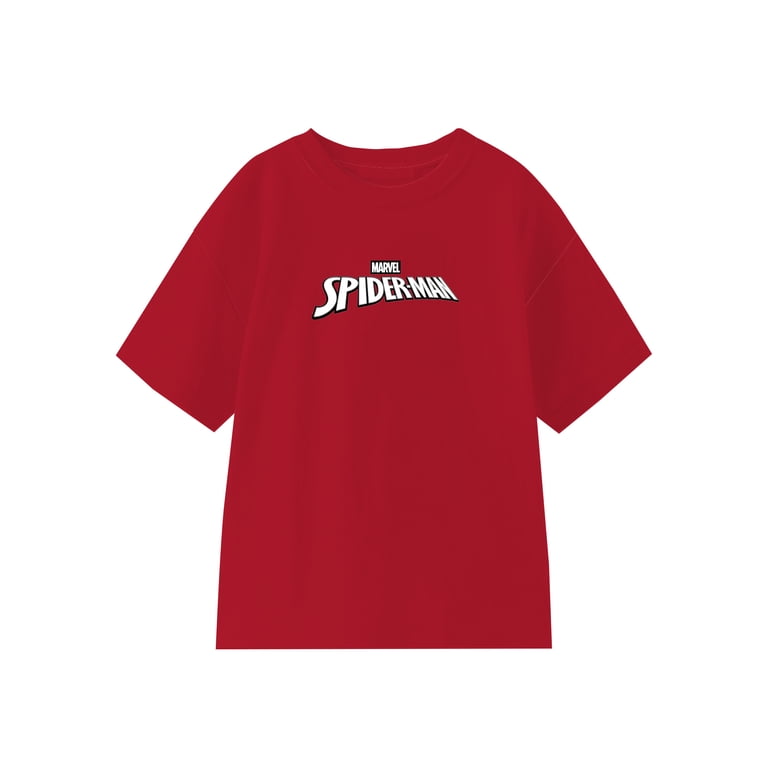Marvel Spider-Man Boys' Embroidered Short Sleeve Tee photo 8