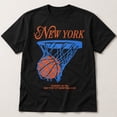 thumbnail image 5 of New York Basketball Graphic T-Shirt, Unisex Classic Fit Tee, 5 of 9