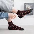 thumbnail image 2 of Naloa Flamingo Ankle Socks for Women Non Slip Socks No Show Socks Classic Low Cut Casual Socks Casual Socks, 2 of 7