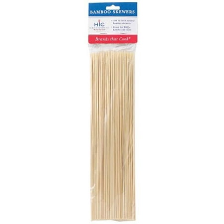 

HIC Bamboo BBQ Kabob and Grill Skewers 12-Inches Long Set of 100