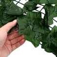 thumbnail image 4 of BRIGHTFUFU Pared de planta verde simulada, cerca de planta verde Artificial, decoración de patio, enrejado de hojas de imitación, 4 of 7