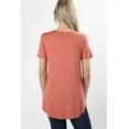 thumbnail image 2 of Zenana Plus Size Relaxed Fit Long Sleeve Round Neck & Hem Jersey Tee Shirt Top, 2 of 3