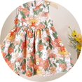 thumbnail image 4 of Coerni Kids Girls Floral Dress Cartoon Print Sundress Sleeveless A Line Dresses Crewneck Tank Dress Cute Summer Midi Dresses, 4 of 4