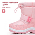 thumbnail image 5 of Apakowa Kids Boys Girls Snow Boots Waterproof Warm Winter Boots Slip Resistant (Toddler/Little Kid), 5 of 7