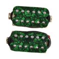 thumbnail image 1 of 2 Pcs Humbucker Ramassage Bricolage Matériau Alliage Durable Professionnel Résistant à l'Usure Couleur Verte B, 1 of 8