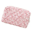 thumbnail image 4 of Unique Bargains 1 Pc Women Portable Little Flower Pattern Makeup Bag Light Pink, 4 of 5