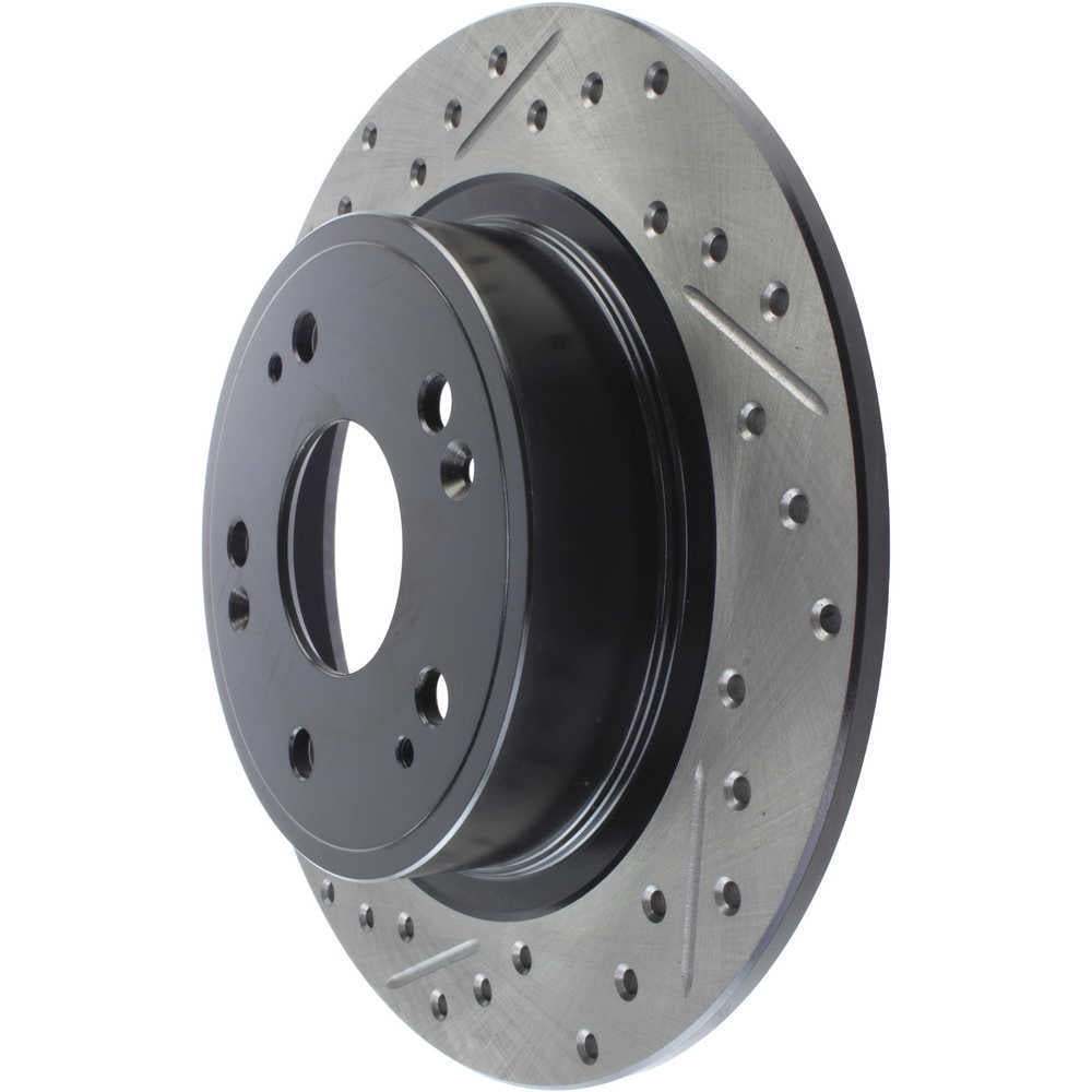 StopTech 09-10 Acura TSX / 08-10 Honda Accord Coupe/05-10 Sedan Right Rear Slotted & Drilled Rotor Fits select: 2016-2022 HONDA HR-V, 2017 HONDA ACCORD EXL