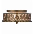 thumbnail image 6 of Meyda 65099 16 in. Mountain Pine Flushmount - Antique Copper, 6 of 7