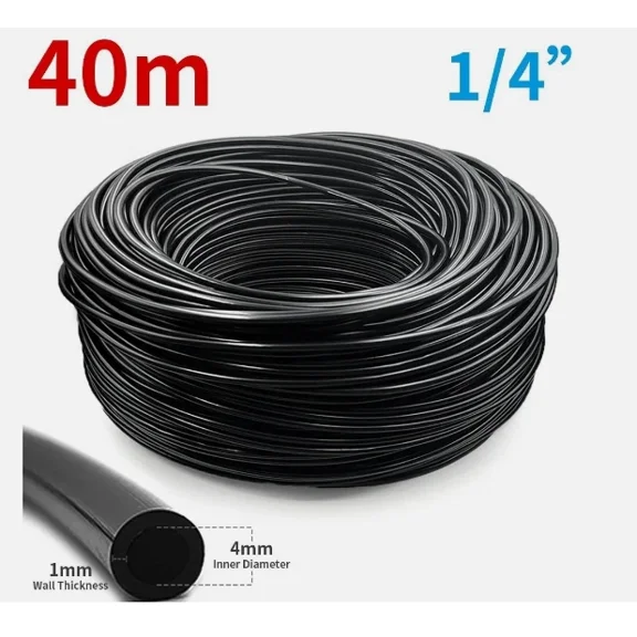 PURELY- Diy Garden Irrigation Hose 4/7Mm Pvc Micro Drip Adjustable 20M–40M System Kit