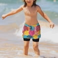 thumbnail image 7 of Cauagu Colorful Wool Balls Print Swim Trunks for Men,Youth Boys Swim Shorts Compression Liner Beach Shorts Boys' Swimming Shorts 7-20 Years Bathing Suit-Small, 7 of 7