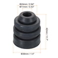 thumbnail image 2 of Uxcell 1.4" x 1.7" Compressor Rubber Feet Foot Mount Anti Vibration Pad Replacement for Air Conditioner, Black 6 Pack, 2 of 5