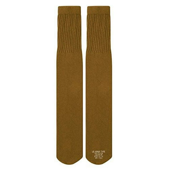 Rothco 12746 G.I. Style Tube Socks, Coyote Brown