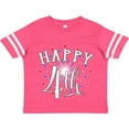 thumbnail image 3 of Inktastic Happy 4th- Fourth of July Firework Boys or Girls Toddler T-Shirt, 3 of 5