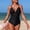 Black, variant on HAIJIE Women's Summer Swimsuit 2026 Two Piece Adjustable Tum-My Control Comfortable Swimwear for Women Wife Soft Lightweight Beach Dress (Blue,XL)