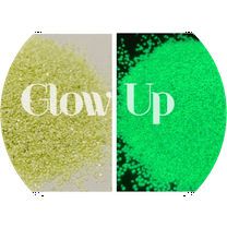 Glitter Heart Co. Glitter - High Quality Polyester Glitter - 2oz Bottle - Glow in the Dark - Glow Up