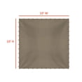 thumbnail image 3 of COVERS&ALL Outdoor Universal Replacement Shade Cover for Canopy Pergola 12 Oz - 100% Waterproof & Weather Resistant Pergola Cover for Patio Porch Deck Balcony with Grommets (10' H x 10' W, Beige), 3 of 7