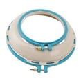thumbnail image 1 of Embroidery Stand Hoop, Dual Sided Embroidery Hoop Stand for 16.5cm 25cm Projects Secure Clamp Sturdy Construction Hoop Frame for Various Handcrafting Projects, 1 of 7