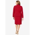 thumbnail image 2 of Jessica London Women's Plus Size Two Piece Single Breasted Jacket Dress Suit Outfit, 2 of 4