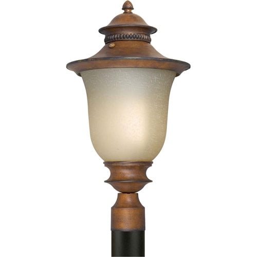 Forte Lighting Outdoor 1 Light Aluminum Post Light