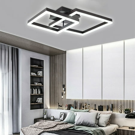 

Modern LED Chandelier Pendant Lamp Dimmable Ceiling Light Fixture 60W+Remote