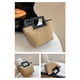 thumbnail image 2 of Bolso Mano Paja para Mujer Tejido Versátil Cuero PU Ocio, 2 of 9