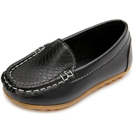 

Toddler Little Kid Boys Girls Soft Slip On Loafers Dress Flat Shoes