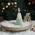 thumbnail image 1 of Fiudx Juego de Velas para Árbol de Navidad, Diseño Aromático Tallado a Mano, Aroma a Té Blanco, Decoración Navideña para El Hogar, Ambiente Cálido y Festivo, Regalo Perfecto de Navidad, Tamaño 5 X 5, 1 of 5