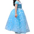 thumbnail image 2 of Girls' Princess Elsa Costumes Snow Queen Fancy Party Birthday Dress, 2 of 6