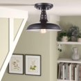 thumbnail image 4 of DANXU Industrial Oil Rubbed Bronze Semi Flush Mount Ceiling Light, 4 of 4