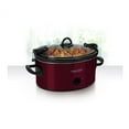 thumbnail image 2 of Crock-Pot Mijoteuse Portable Manuelle Ovale de 6 Pintes, Rouge, 2 of 6
