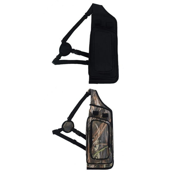 jinwen 2Pcs Back Quiver Bag with Molle System and Pockets for Hunting