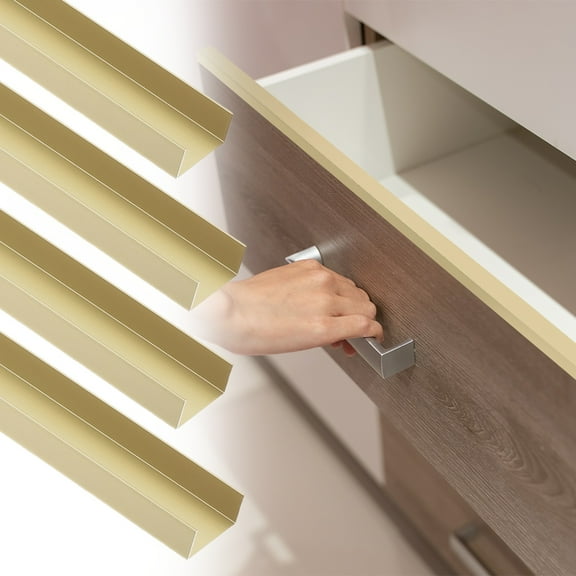 4pack 18" Cabinet Edge Protectors for 13/16" Kitchen Cabinets Frame, Bronze