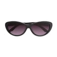 thumbnail image 5 of Women’s Cat-Eye Reading Sunglasses with Full Magnification & UV Protection - Stylish Outdoor Readers - Jet - 1.00, 5 of 6