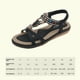 thumbnail image 2 of Sandalias planas para mujer Sandalias de estilo étnico antideslizantes cómodas para fiestas y vacaciones, 2 of 9