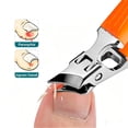thumbnail image 2 of Yatlte Angled Head Toenail Clippers for Thick Toenails, Sharp Large Nail Clippers with Safety Lock, Ergonomic Handle for Seniors, Wide Jaw Anti-Splash Nail Cutter for Men Women, 2 of 5