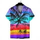 thumbnail image 3 of Camisas de playa con puesta de sol de verano 2024, camisas de moda hawaianas con flores para hombre y mujer, camisa de manga corta con solapa estampada en 3D, ropa de calle, 3 of 4