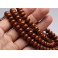 thumbnail image 3 of Tibetan Buddhist 108 Red Bodhi Seed Prayer Beads Necklace Mala Abacus bead 0.8mm, 3 of 5