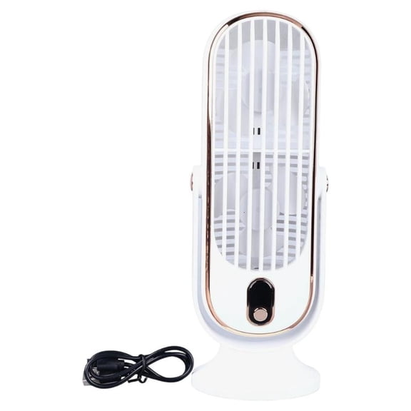ANXPTIME USB Cooling Fan 5 Adjustable Speed 720 Degree Rotating Oscillating Desk Fan