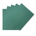 thumbnail image 1 of Uxcell Papel de lija de carburo de 320 granos, papel de lija húmedo y seco, silicona verde, 5 piezas, 1 of 3