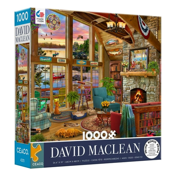 Ceaco Sunset Lodge 1000 Piece Interlocking Jigsaw Puzzle