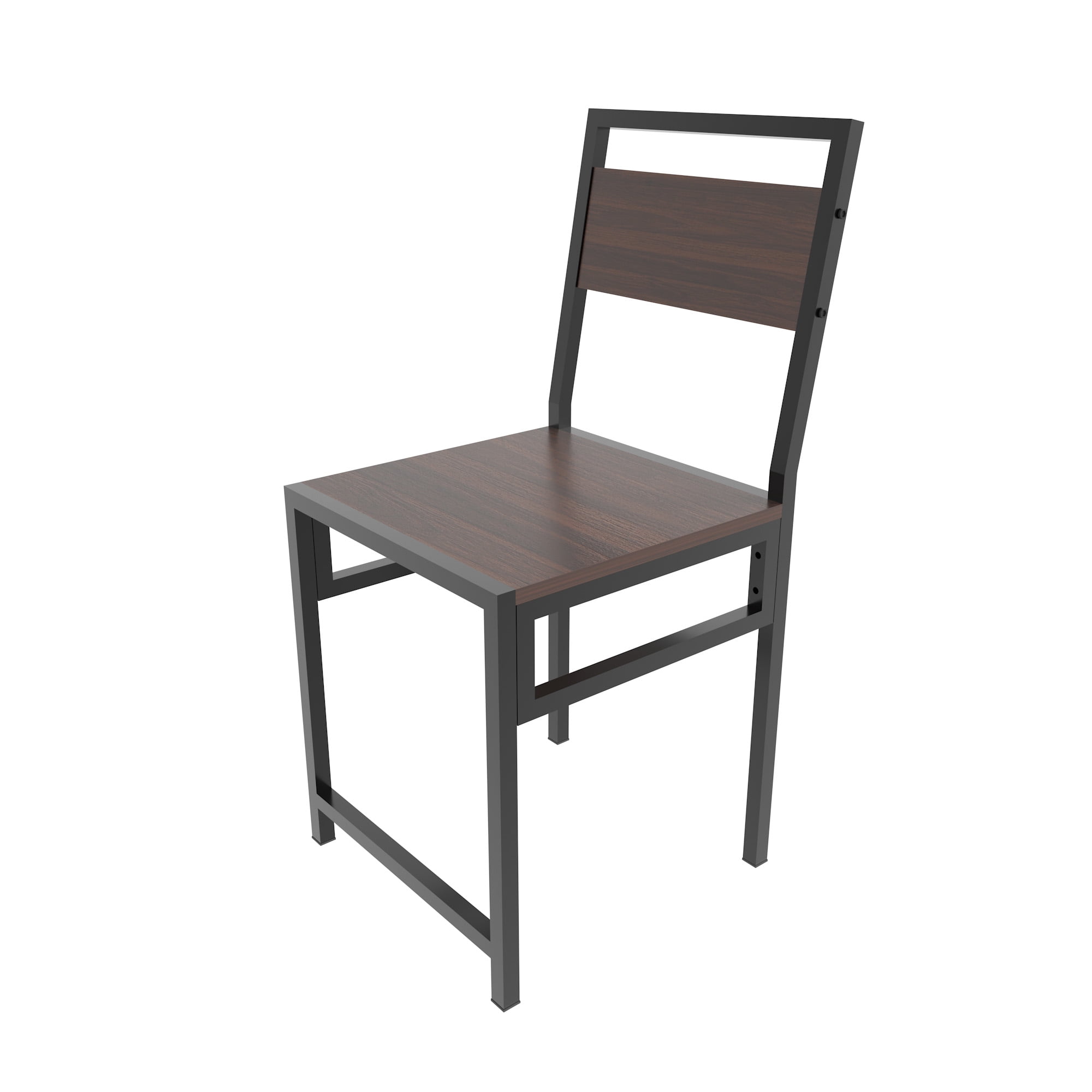 Industrial Dining Table Set with 2 Chairs, Small Square Kitchen Table with Storage Rack for Small Space Apartment
