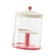 thumbnail image 2 of Vitrina transparente para figuras, expositor de muñecas, vitrina, organizador giratorio de 360 ​​grados rosa, 2 of 9