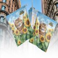 thumbnail image 4 of Exotic Shorthair Hello Summer Sunshine Sunflowers Spring Retro Vintage House Flag 28x40in Double Sided Cat Lover Kitten Owner Gifts Outdoor Decor - 00008, 4 of 5